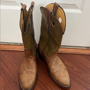 Kinney Men’s  Brown Western Cowboy Boots